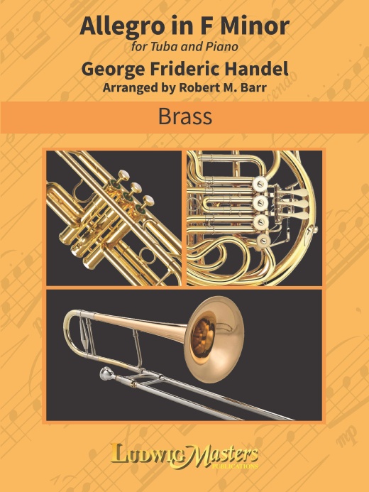 Allegro From Concerto In F Minor Book for Tuba Solo and Piano