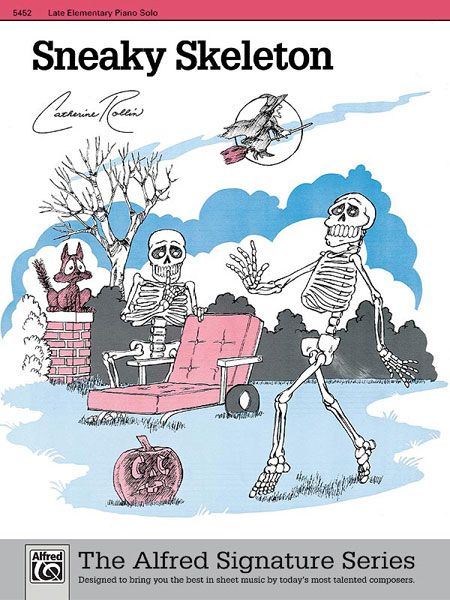Sneaky Skeleton Sheet - Piano Music for Late Elementary Pianists