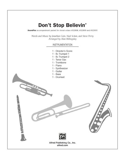 Don't Stop Believin' Instrumental Parts
