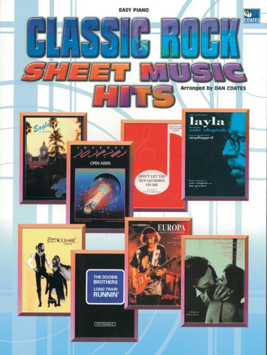 Classic Rock Sheet Music Hits Book - Piano Music Book