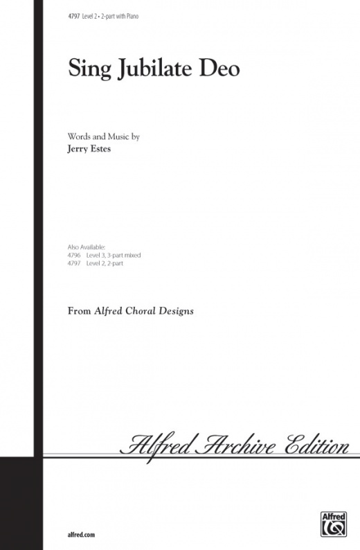 Sing Jubilate Deo Choral Octavo