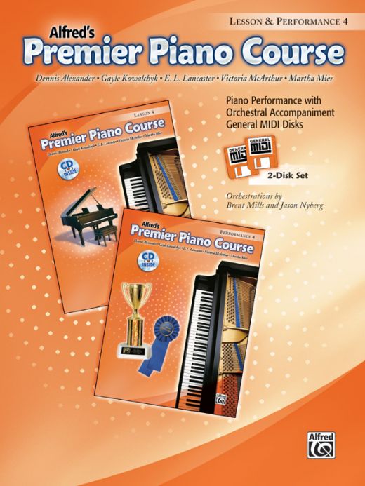 Premier Piano Course GM Disk 4 for Lessons and Performance