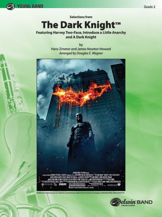 The Dark Knight, Selections From Featuring: Harvey Two-Face / Introduce A Little Anarchy / A Dark Knight Conductor Score & Parts
