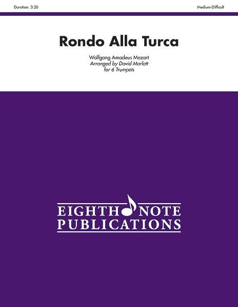 Rondo Alla Turca Score & Parts for Trumpet by Mozart