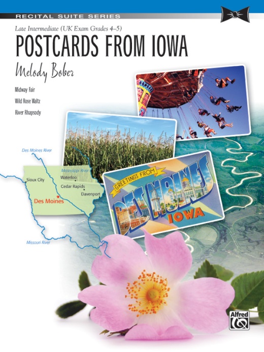 Postcards From Iowa Sheet