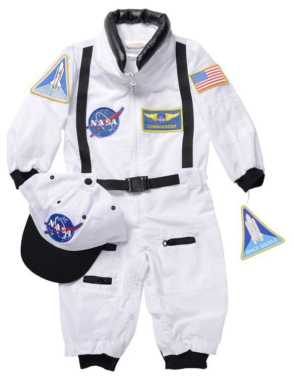 # Astronaut Suit W/Embroidered Cap, Size 18Month