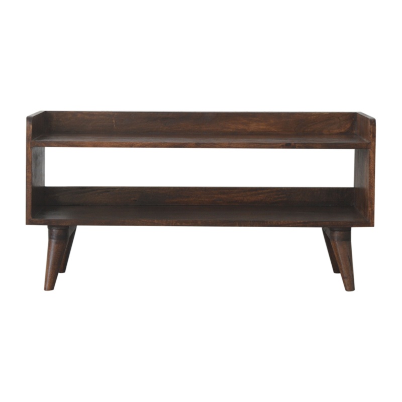 Walnut Nordic Storage Bench