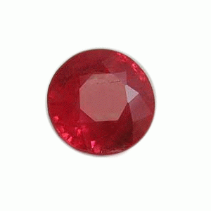 3.5mm Round Shape Ruby in AA Grade