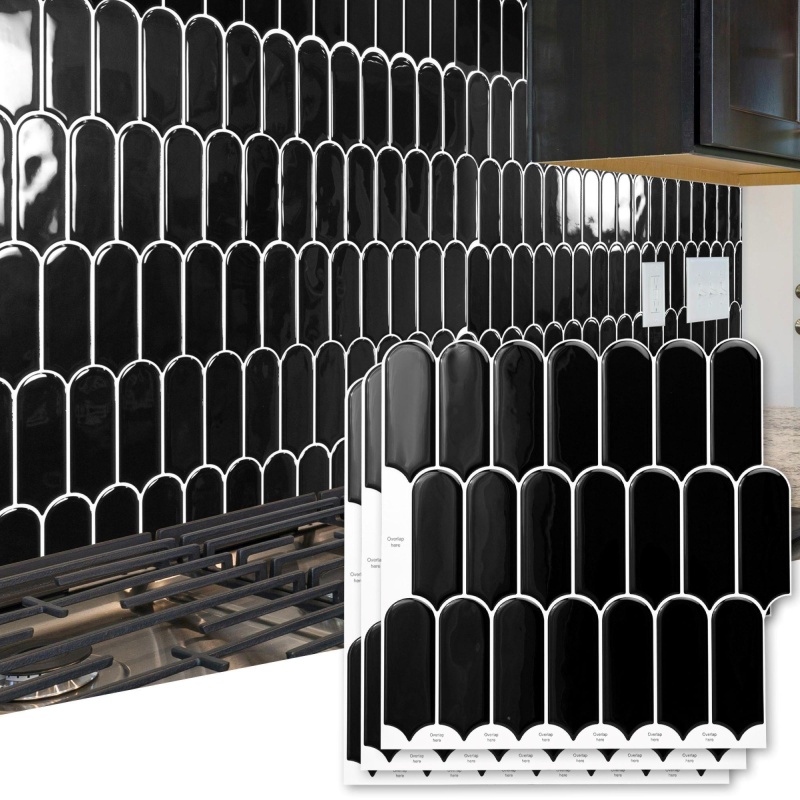 Art3d 12" x 12" Peel and Stick Backsplash Tiles