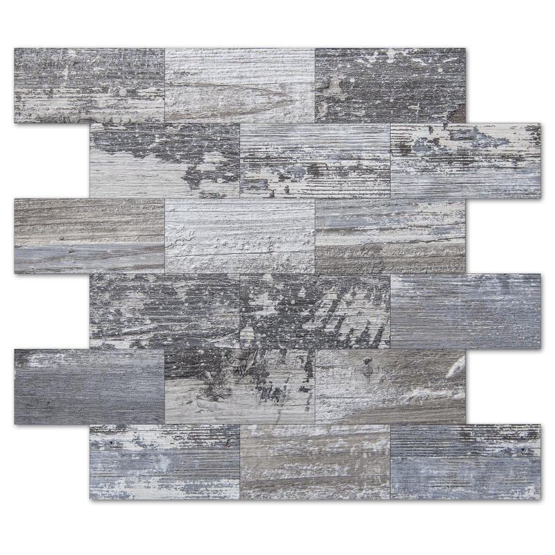 Peel And Stick Backsplash Tile For Kithcen, Rust Stone 10-Pack