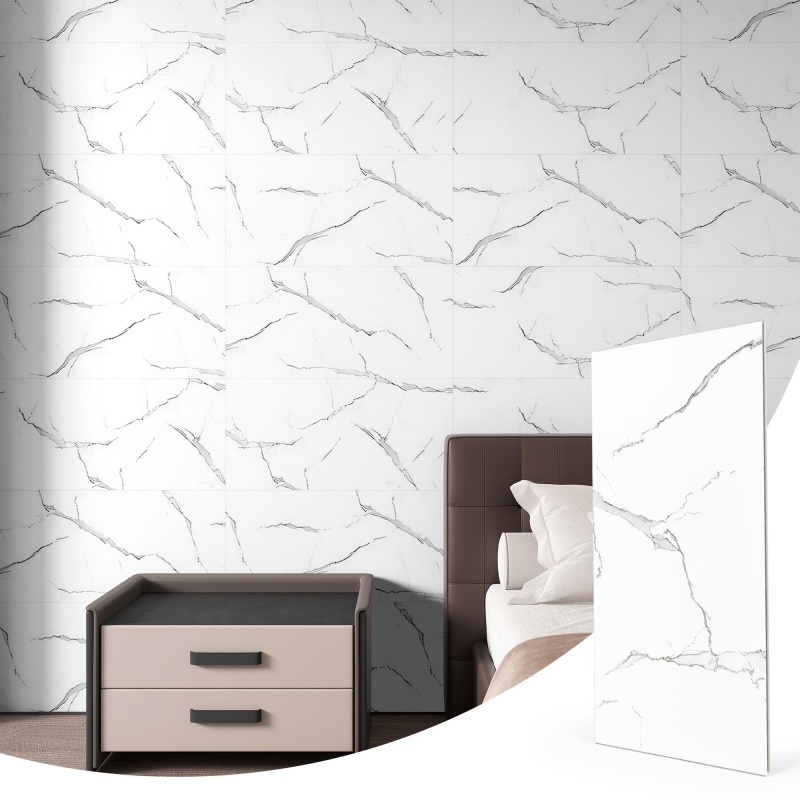 Marble Pattern Snap-Together Wall Tiles