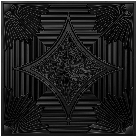 Black Drop Ceiling Tiles 24X24 (12-Pack, 48 Sq.Ft)