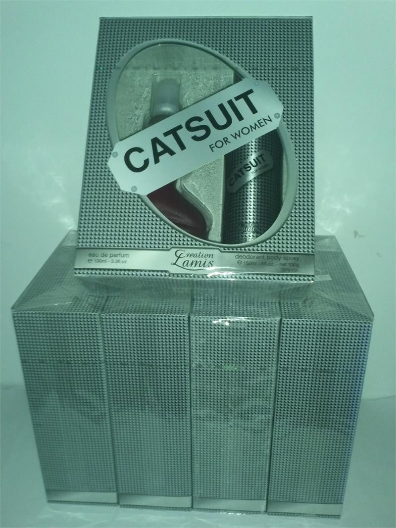 Wholesale Lot Catsuit By Lamis W 3.3 Oz/5.0 Deodorant/ (This Is For 5 Gifts Set See Picture)