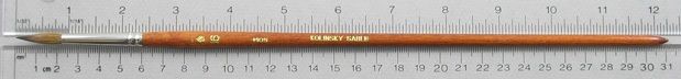 Trinity Brush Kolinsky Sable Long Handle Round Brush # 16 (Made in Russia)