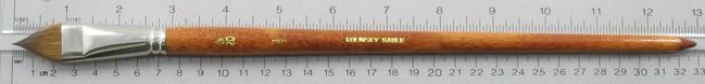 Trinity Brush Kolinsky Sable Long Handle Filbert Brush # 20 (Made in Russia)