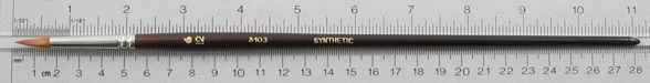 Trinity Brush Synthetic Hair 3103: Round Size 12 Brush