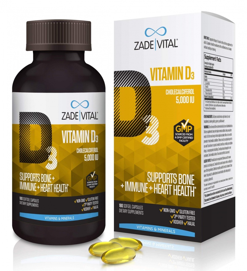 Vitamin D3 (5,000 Iu), Cholecalciferol, 120 Caps