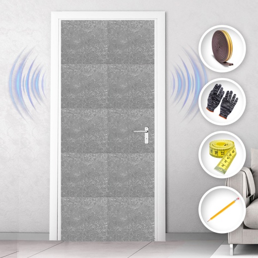 Arrowzoom Door Soundproofing Kit - Reduce Noise Pollution and Improve Your Living Space