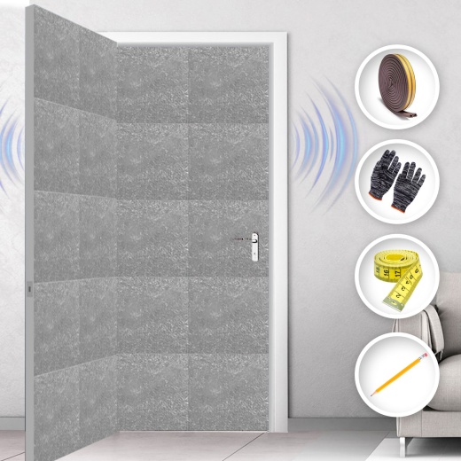 Arrowzoom Door Soundproofing Kit - Reduce Noise Pollution and Improve Your Living Space