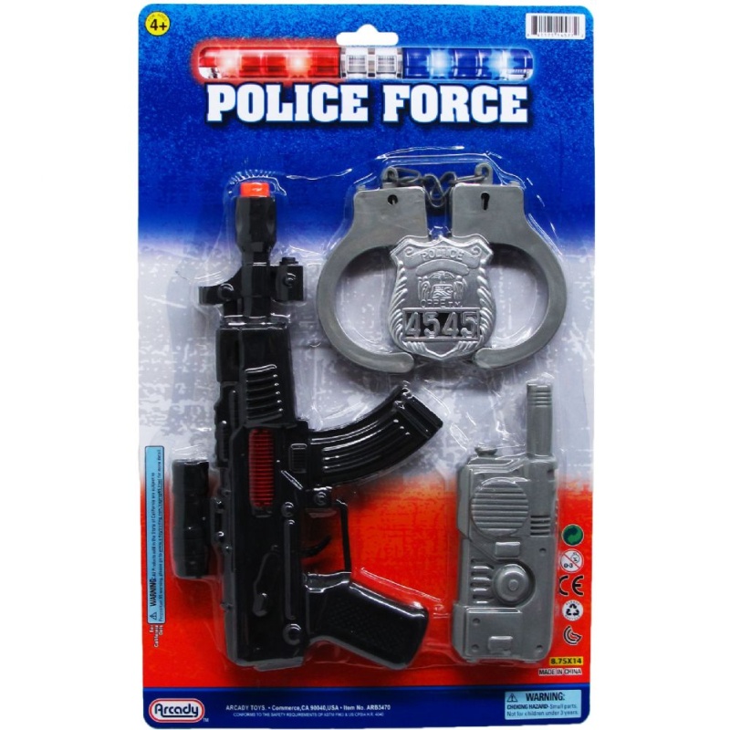 Lapd Toy Rifle 36 Pieces M-16 Police Toy Rifle with Sparking Action - Buy Online