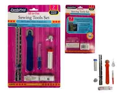 96 Pieces 7 Piece Sewing Tools Set - Draw String & Sling Packs