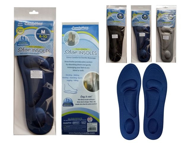 144 Pairs 1 Pair Cushioned Shoe Insoles - Footwear Accessories