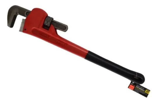 8 Pieces Heavy Duty Pipe Wrench 24 Inch - Wrenches