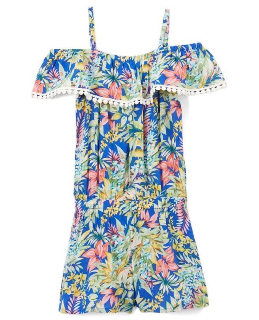6 Pieces Girls' Rayon Romper In Size 2T-4T - Girls Dresses And Romper Sets