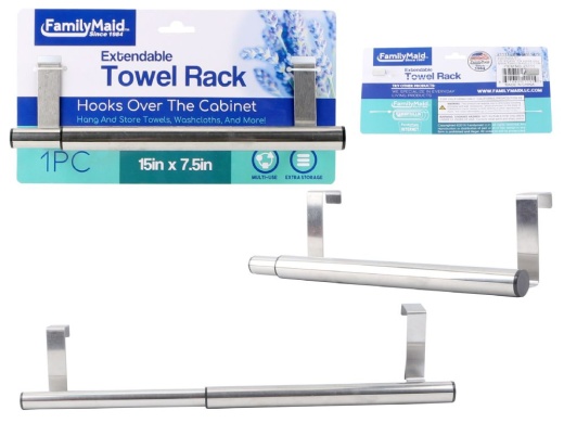 24 Pieces Extend Over Door Towel Holder - Towel Rods & Hangers