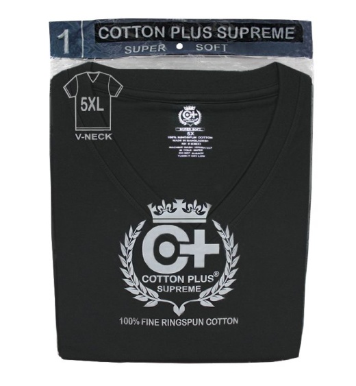 24 Pieces Men's Black V Neck T-Shirt, Size 2Xlarge - Mens T-Shirts