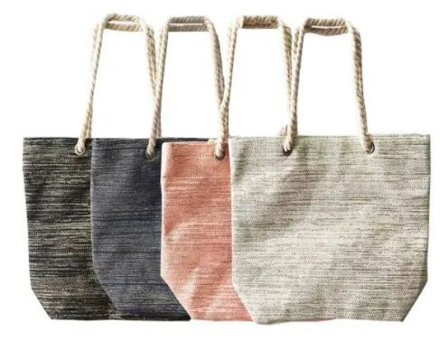 12 Pieces Canvas Tote Bag Gold Foil - Stylish Tote Bags & Slings