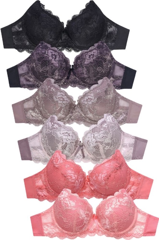 288 Pieces Sofra Ladies Full Cup Lace Bra - Womens Bras And Bra Sets