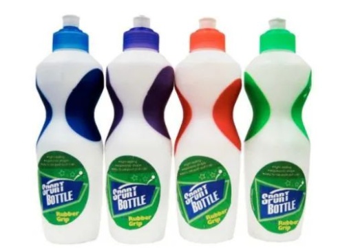48 Pieces Sport Water Bottle with Rubber Grip - Drinking Water Bottle