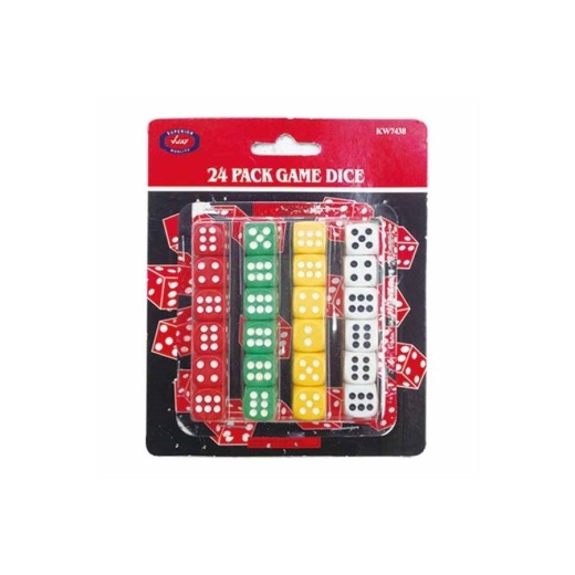 48 Pieces Eighteen Piece Game Dice - Card Games