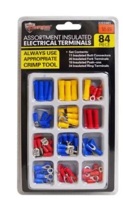 24 Pieces Insulated Terminals 84 Piece - Hardware Miscellaneous