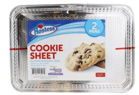 48 Pieces Hostess Cookie Sheet 2 Pack - Aluminum Pans
