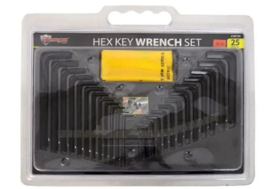 12 Pieces Hex Key Set 25 Pieces - Hex Keys