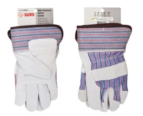 24 Pairs Leather Working Gloves in Large Size - Best Working Gloves for Men and Women