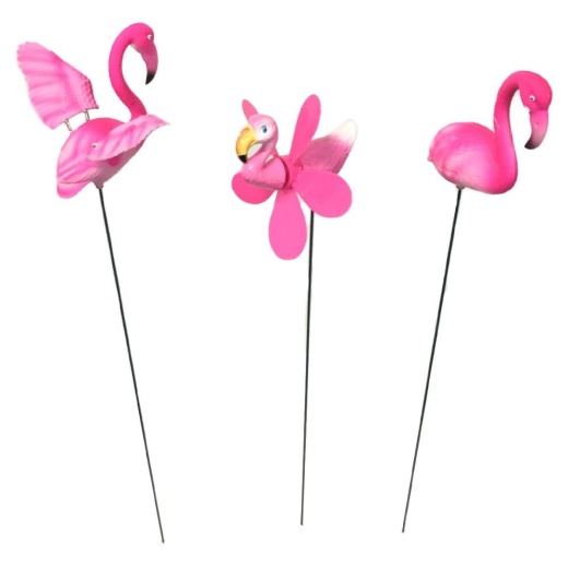 48 Pieces Yard Stake Pink Flamingo - Garden Decor