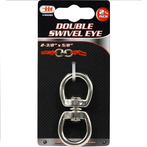 24 Pieces Double Swivel Eye Key Chains