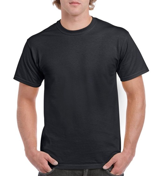 36 Pieces Unisex Gildan Black Cotton T-Shirt, Size Medium - Mens T-Shirts