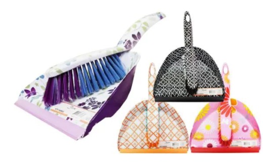 24 Pieces Dust Pan With Brush Assorted Designs - Buy Dust Pans Online