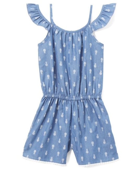 6 Pieces Girls' Rayon Romper In Size 5-6X - Girls Dresses And Romper Sets