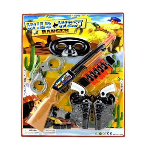Toy Shotgun and Click Gun Combo - 12 Pieces Set