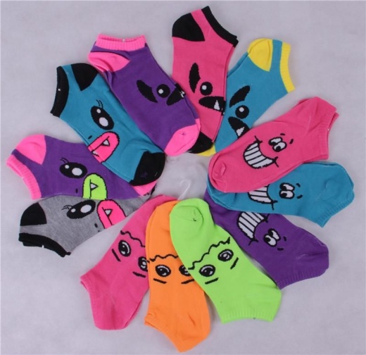 180 Pairs Mixed Design Lady Socks - Womens Ankle Socks