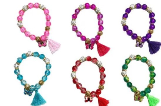 72 Pieces Charm Bead Bracelet Butterfly - A Stylish and Fashionable Accessory