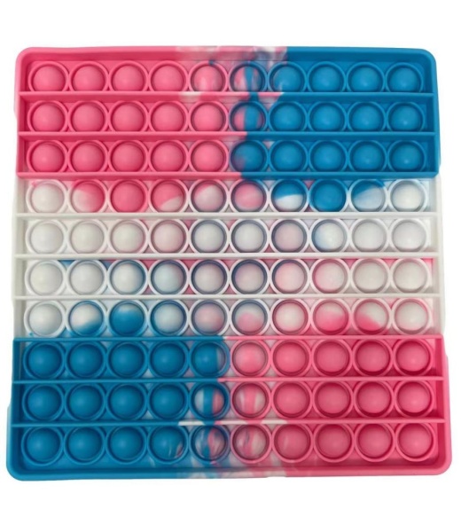 12 Pieces Tie Dye Square Fidget Spinners