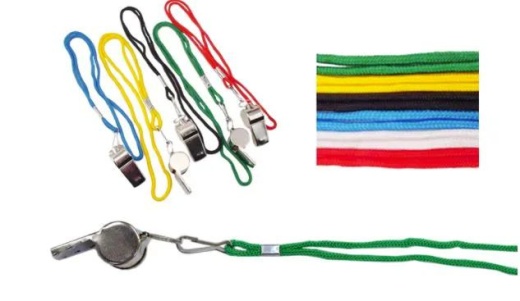 72 Pieces Whistle Lanyard - Key Chains