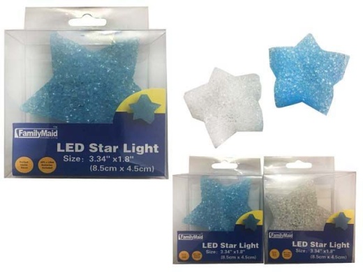 72 Pieces Led Light Star - White Color