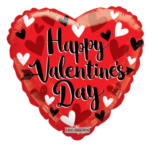 100 Pieces Happy Valentine Balloon Heart Shape - Valentine Decorations